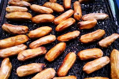 กล้วยที่ตากได้สามแดดแล้ว